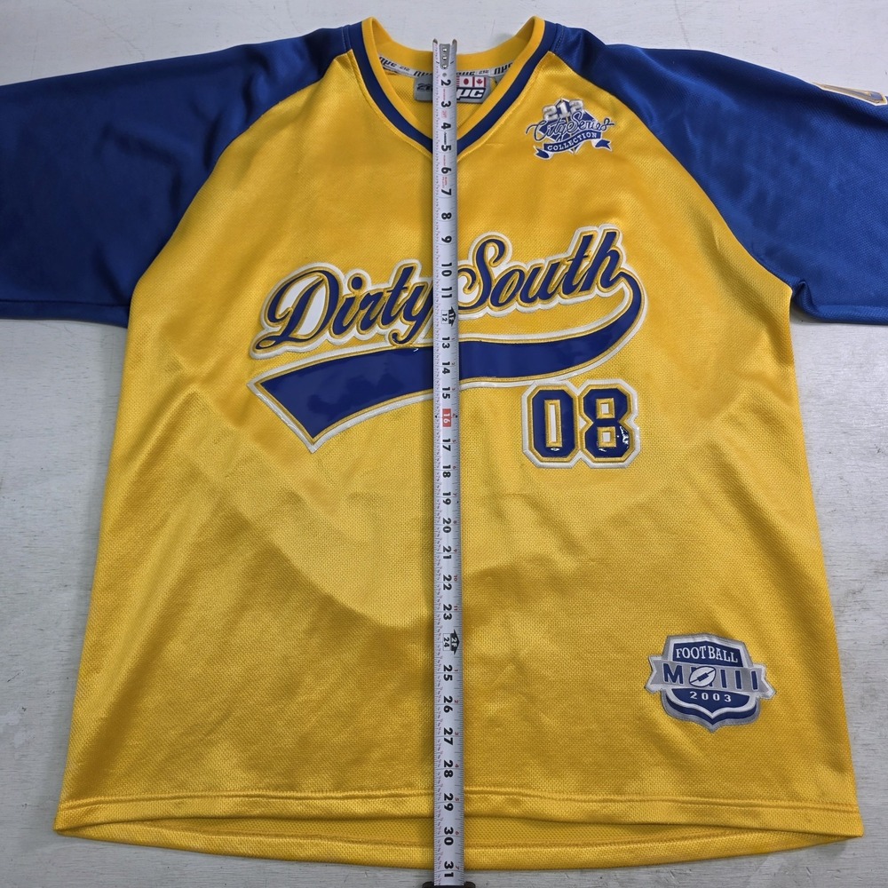 Vintage NYC 212 Dirty South 08 City Series Stitched Vinyl Football Jersey Men XL - Picture 14 of 15